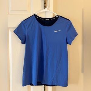 Nike Women's Short Sleeve Blue Dri-fit Tee